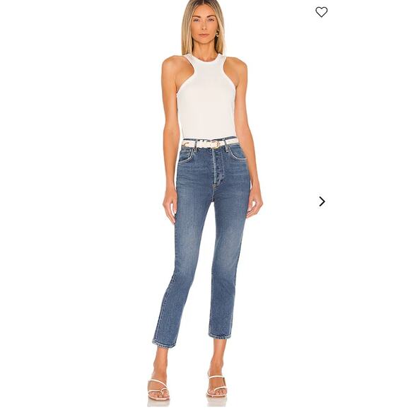 AGOLDE Riley High Rise Straight Crop Denim Jeans // 27 - Picture 12 of 12